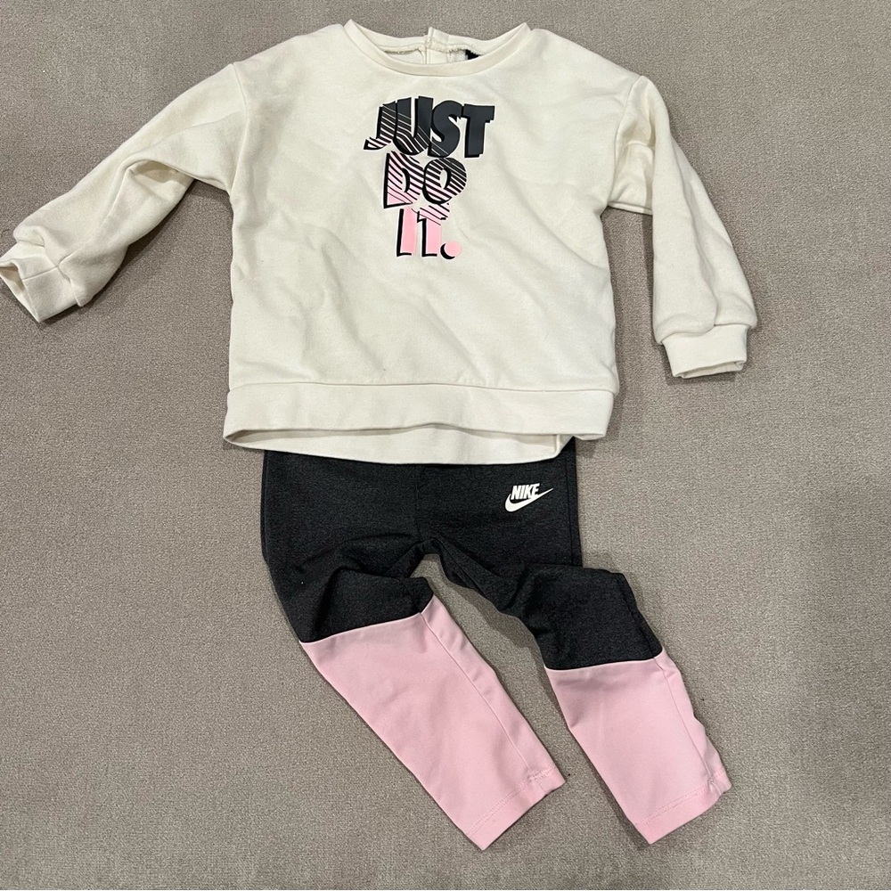 Toddler girl Nike sweater set